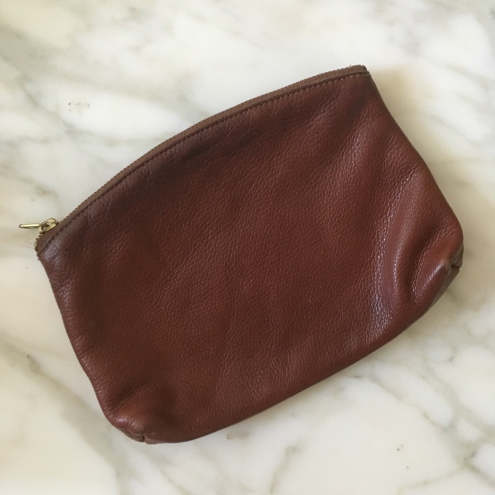 Baggu Petite Leather Clutch